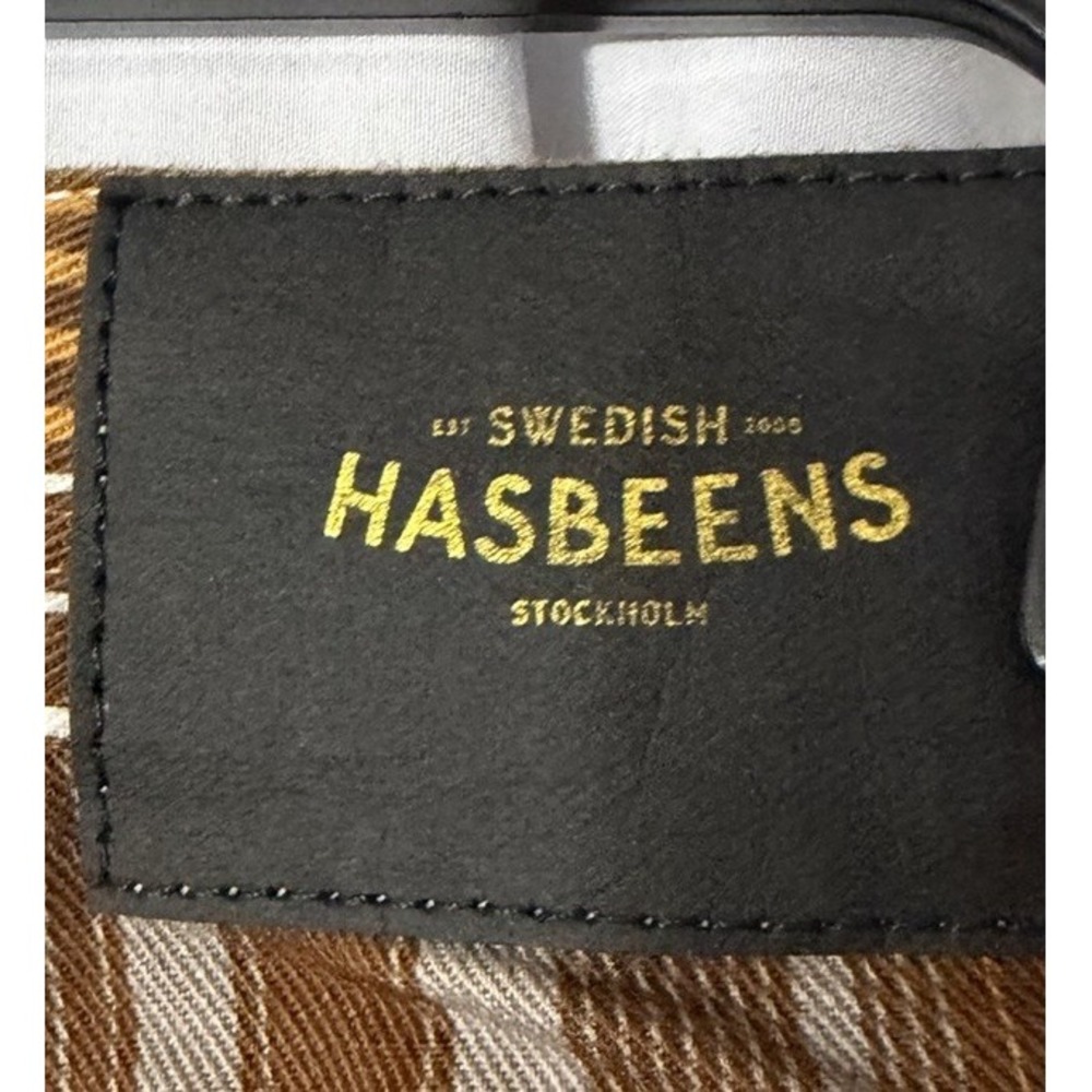 NWT Swedish Hasbeens Womens Designer Striped Flared Leg Jeans Size 28 EUC - Picture 9 of 10